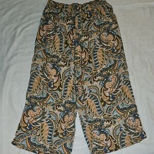 Rachel Roy Paisley Boho Pants  XL